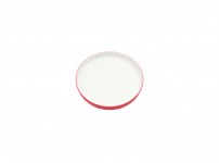 레드이중원형접시
